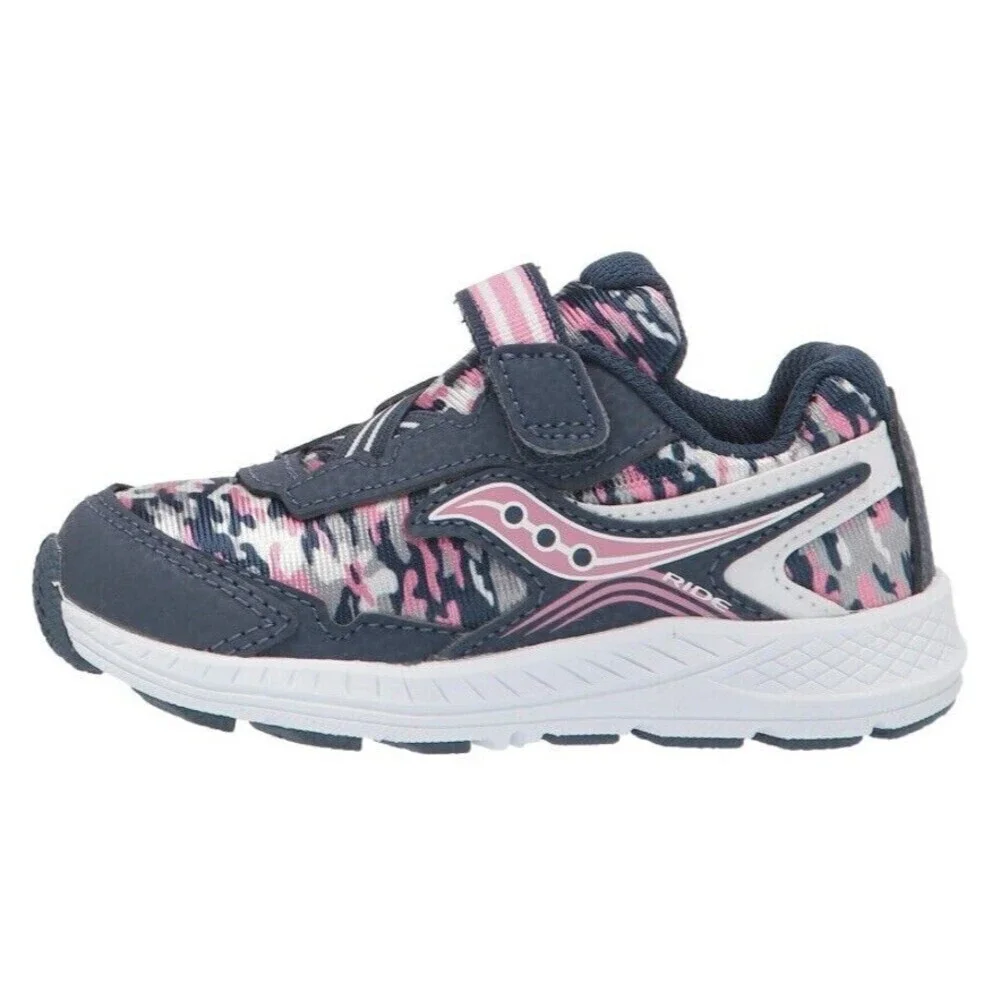 Saucony Kids' Ride 10 Jr Running Shoe Pink Size Toddler 5W New